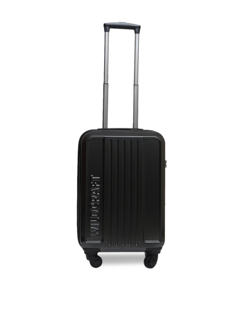 

Wildcraft Unisex Black Textured Hard-Side Large Trolley Bag