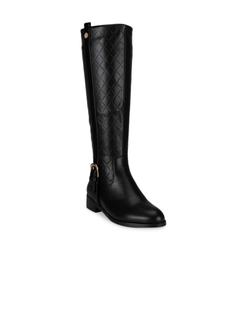 

ROSSO BRUNELLO Women Black Solid Heeled Boots