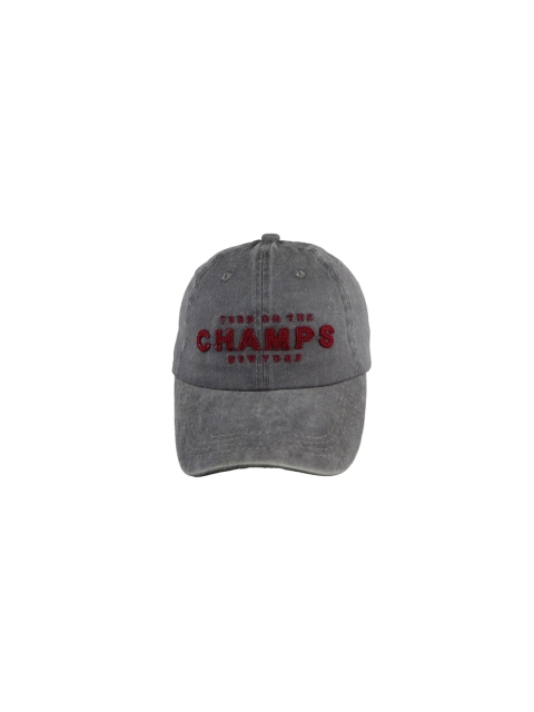 

iSWEVEN Unisex Grey Embroidered Snapback Cap