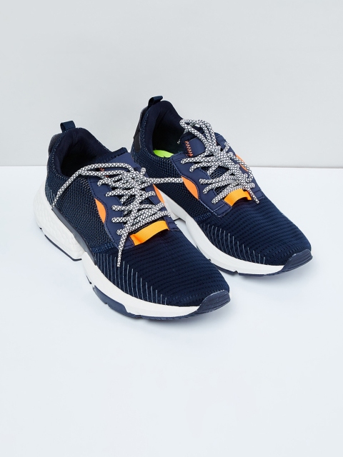 

max Men Navy Blue Walking Sports Shoes