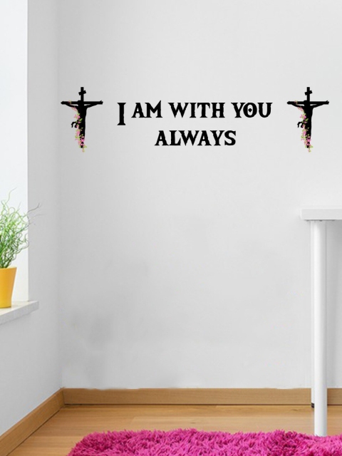 

rawpockets Black Jesus Quote Vinyl Wall Stickers
