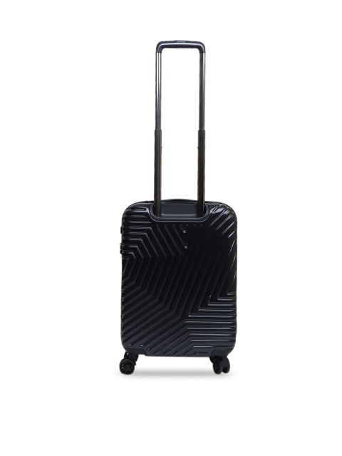 

Wildcraft Unisex Navy Blue Textured Hard-Side Cabin Trolley Suitcase