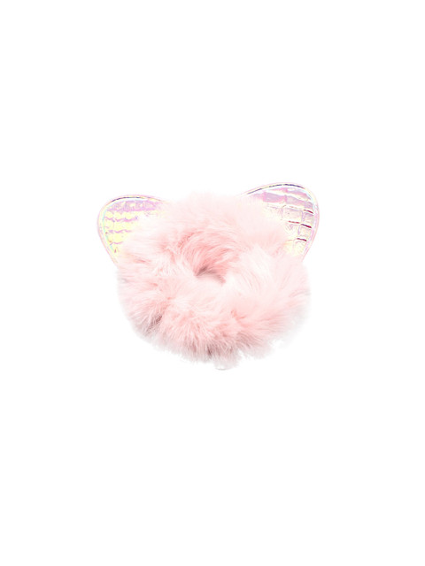 

Toniq Kids Girls Pink Furry Meow Scrunchie