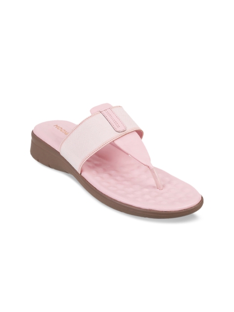 

Mochi Women Pink Textured Comfort Heels