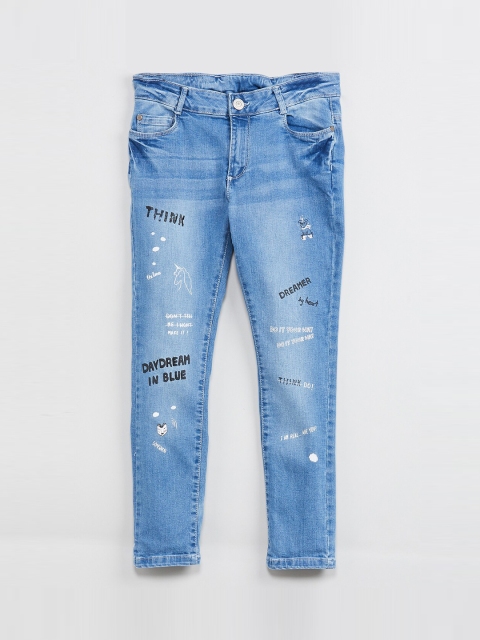 

max Girls Blue Slim Fit Jeans