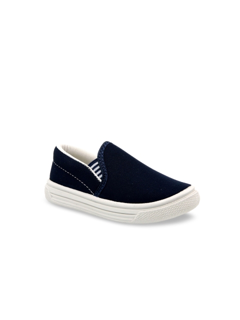 

Jazzy Juniors Boys Navy Blue Solid Slip-On Sneakers