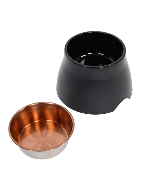 

Heads Up For Tails Black Soild Elevated Dog Bowl