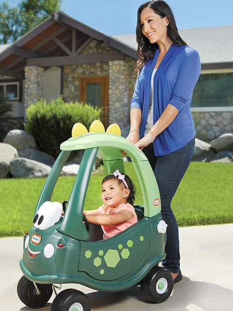 

Little Tikes Kids Green & Yellow Dino Cozy Coupe