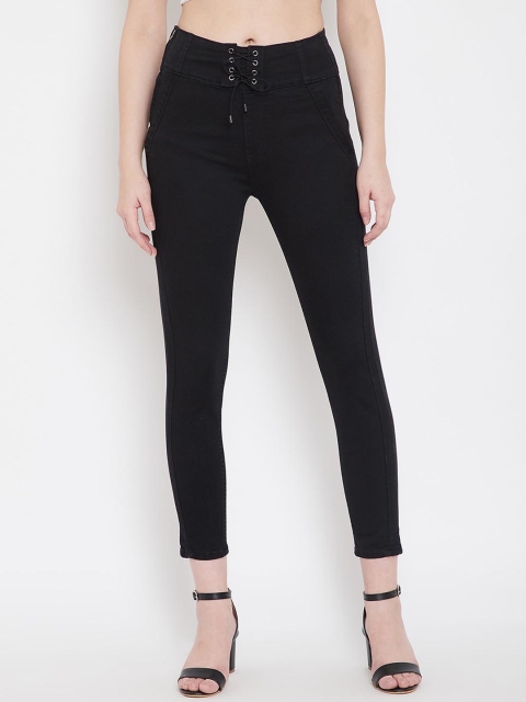 

Madame Women Black Regular Fit Jeans