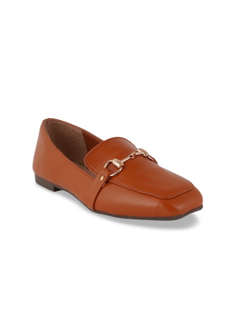

SCENTRA Women Tan Brown Solid Ballerinas