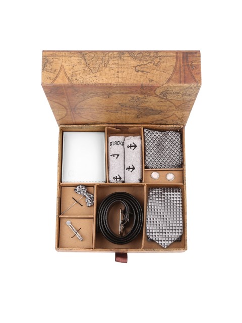 

Blacksmith Men Grey Accessory Gift Set