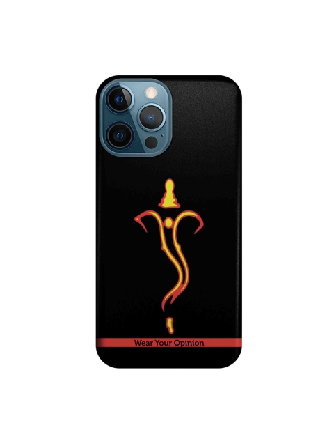 

macmerise Black & Yellow Ganesha Neon IPhone 12 Pro Max Back Case