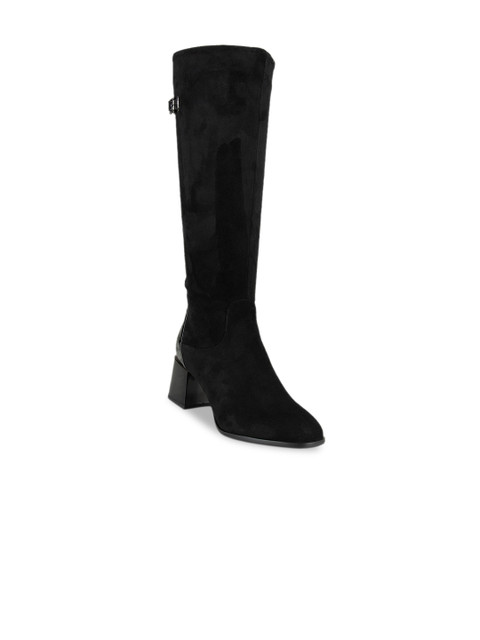 

ROSSO BRUNELLO Women Black Solid Heeled Boots