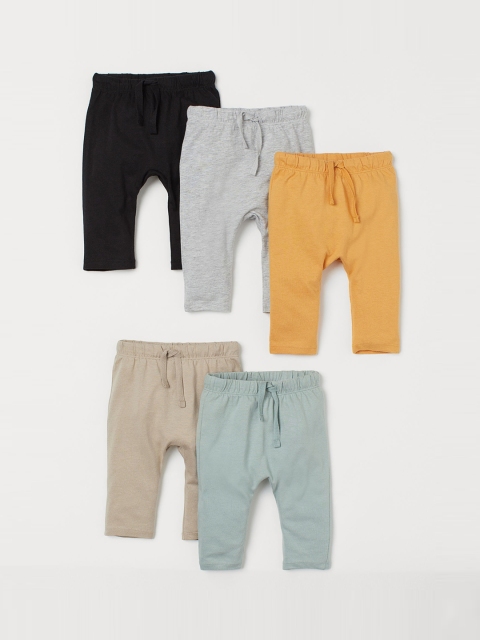 

H&M Boys 5-pack Cotton Trousers, Beige