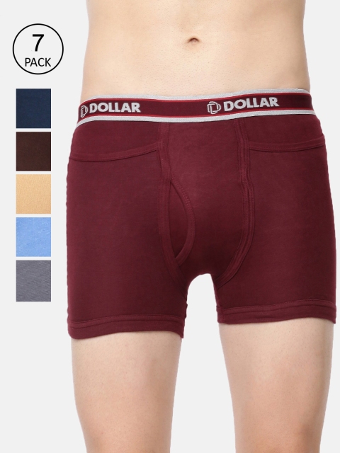

Dollar Bigboss Men Pack of 7 Assorted Interlock SCD Trunks MDTR-09-PO7-C1