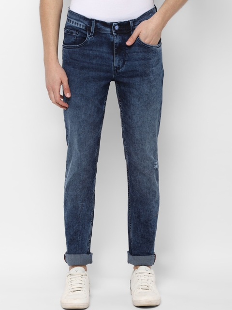

Solly Jeans Co. Men Navy Blue Skinny Fit Mid-Rise Clean Look Stretchable Jeans