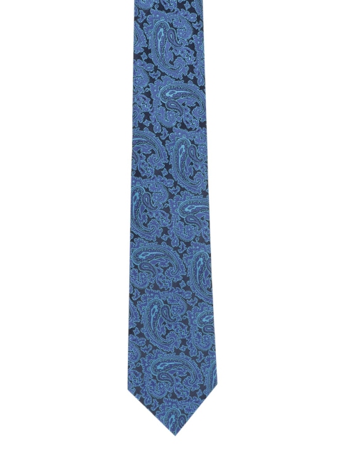 

Alvaro Castagnino Men Blue Woven Design Broad Tie