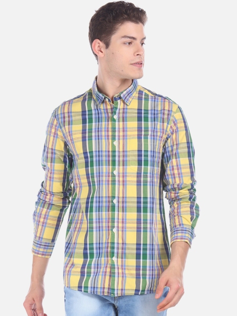

Ruggers Men Multicoloured Regular Fit Checked Casual Shirt, Multi