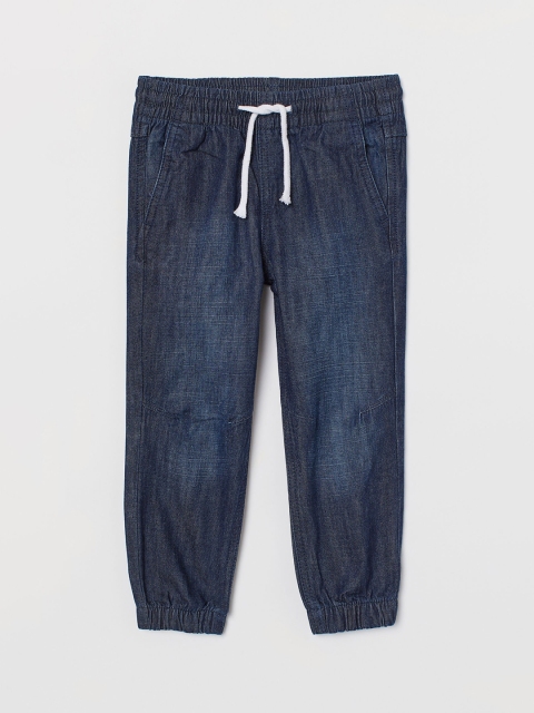 

H&M Boys Blue Twill Pull-On Trousers