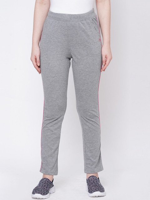 

Sweet Dreams Women Grey Solid Slim-Fit Track Pants