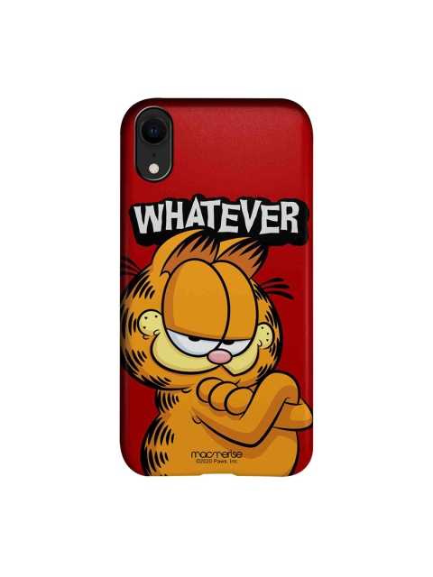 

macmerise Red & Brown Yeah Whatever Garfield iPhone XR Back Cover
