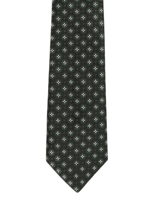 

Alvaro Castagnino Men Brown & Green Printed Broad Tie