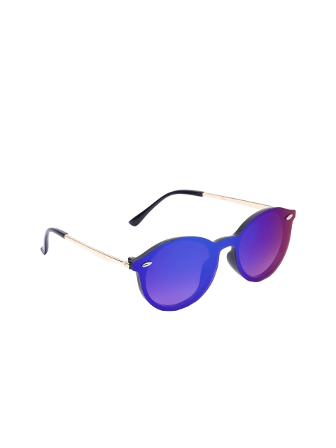 

Swiss Design Unisex UV Protected Round Sunglasses SDSG21-3088805, Blue