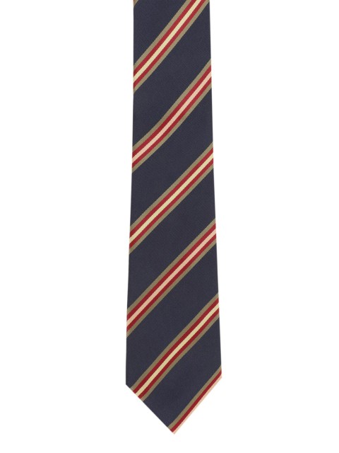 

Alvaro Castagnino Men Navy Blue & Red Striped Broad Tie