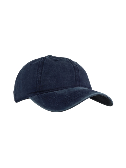 

iSWEVEN Unisex Blue Solid Adjustable Snapback Cap