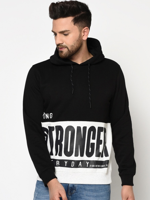 

Octave Men Black Printed Sweatshirt