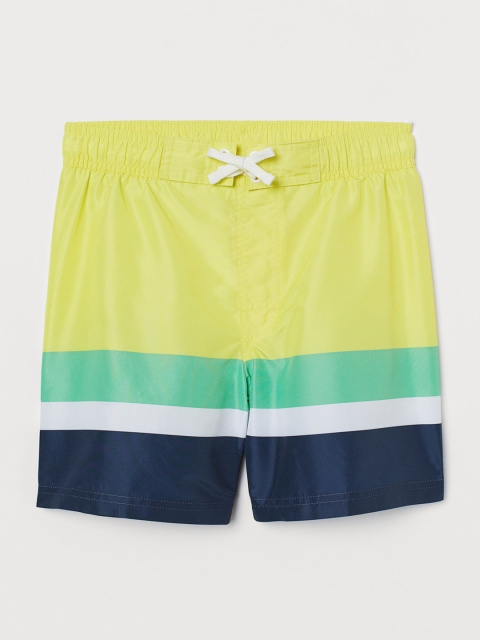 

H&M Boys Yellow Block-Coloured Swim Shorts