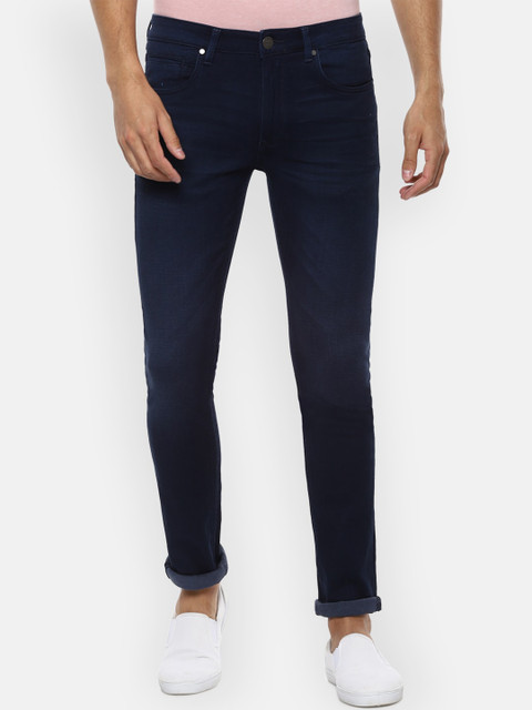 

Louis Philippe Jeans Men Navy Blue Slim Fit Jeans