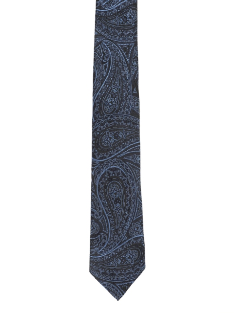 

Alvaro Castagnino Men Blue & Black Printed Broad Tie