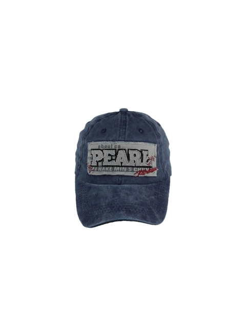 

iSWEVEN Unisex Blue & Grey Embroidered Snapback Cap