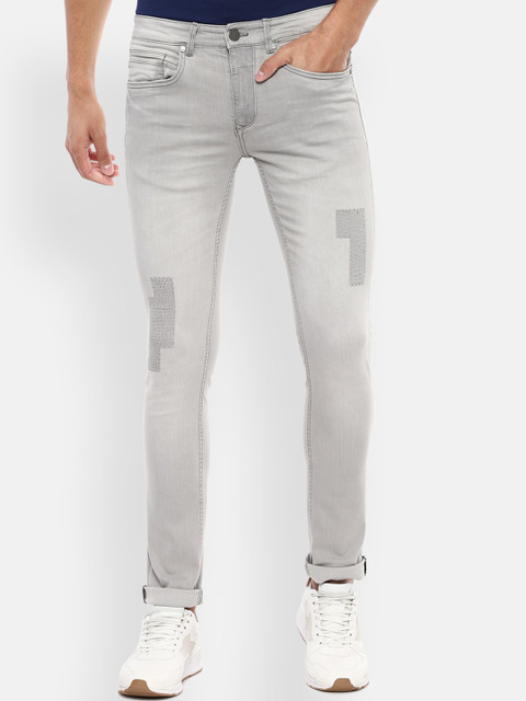 

Louis Philippe Jeans Men Grey Slim Fit Jeans