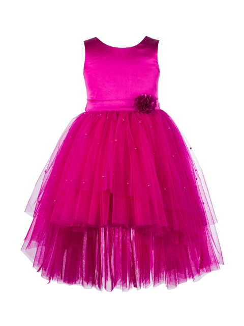 

Toy Balloon kids Girls Pink Embellished Fit and Flare Dress