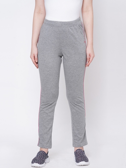 

Sweet Dreams Women Grey Solid Slim-Fit Track Pants