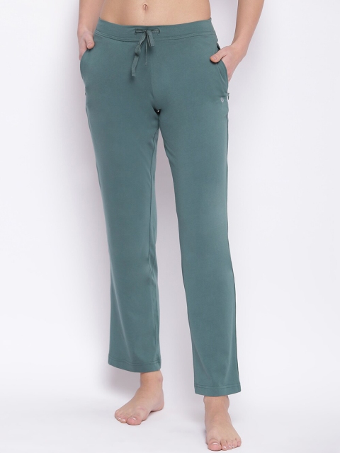 

Enamor Women Green Slim Fit Pull on Lounge Pants
