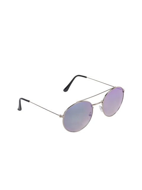 

Swiss Design Unisex Grey UV Protected Round Sunglasses SDSG21-OFOR05