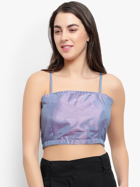 

Meee Women Blue Printed Top