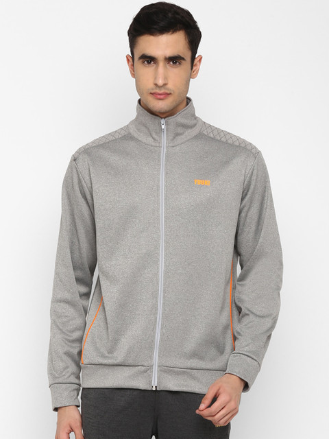 

Yuuki Men Grey Melange Sporty Jacket