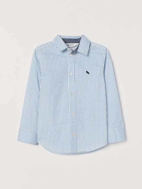 

H&M Boys Blue Cotton Shirt