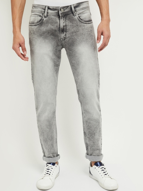 

max Men Grey Skinny Fit Jeans