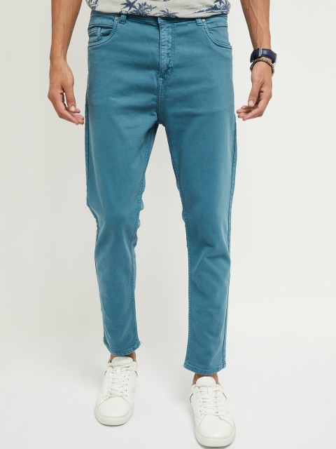 

max Men Blue Tapered Fit Clean Look Jeans
