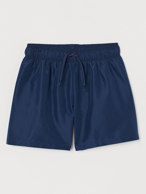 

H&M Boys Navy Blue Solid Swim Shorts
