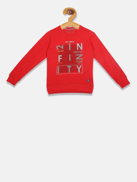 

Monte Carlo Boys Red Printed Sweatshirt