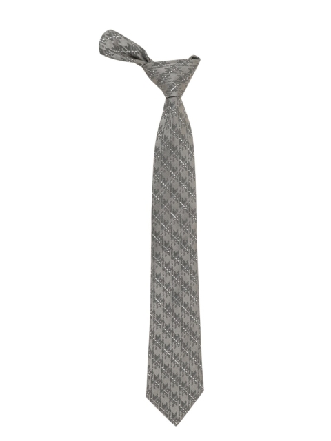 

Alvaro Castagnino Men Grey Printed Broad Tie