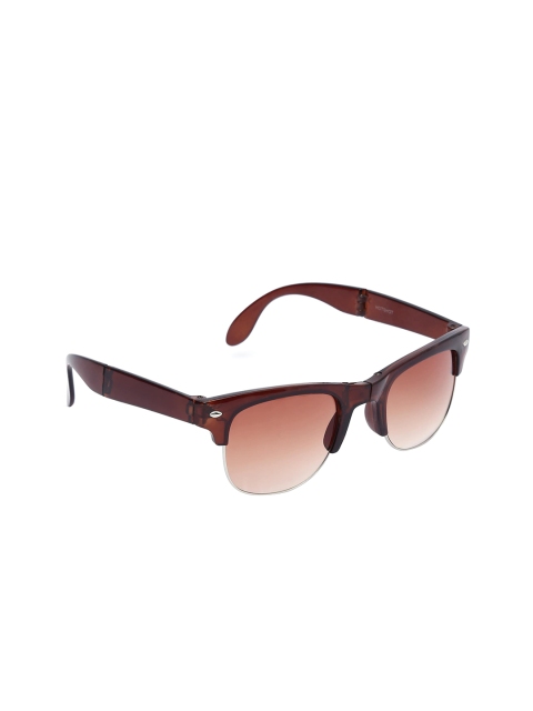 

Swiss Design Unisex UV Protected Lens Browline Sunglasses SDSG21-2018102, Brown