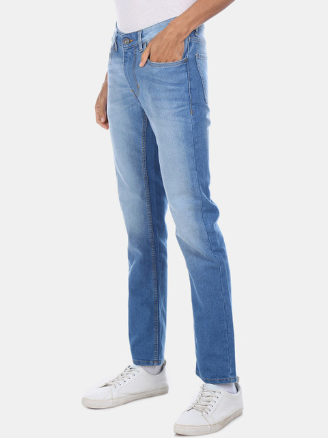 

Cherokee Men Blue Regular Fit Mid-Rise Mildly Distressed Jeans
