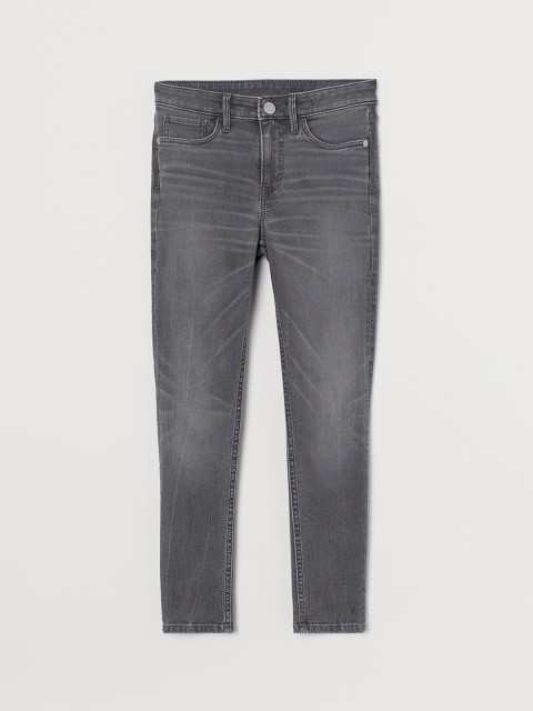 

H&M Boys Grey Solid Skinny Fit Jeans